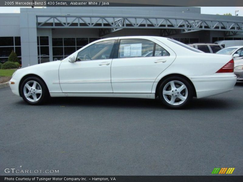 Alabaster White / Java 2005 Mercedes-Benz S 430 Sedan