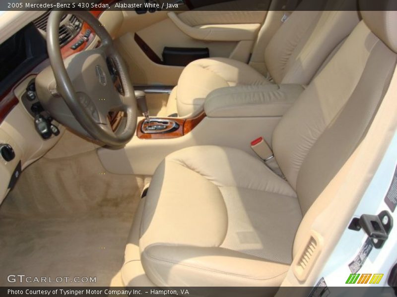  2005 S 430 Sedan Java Interior