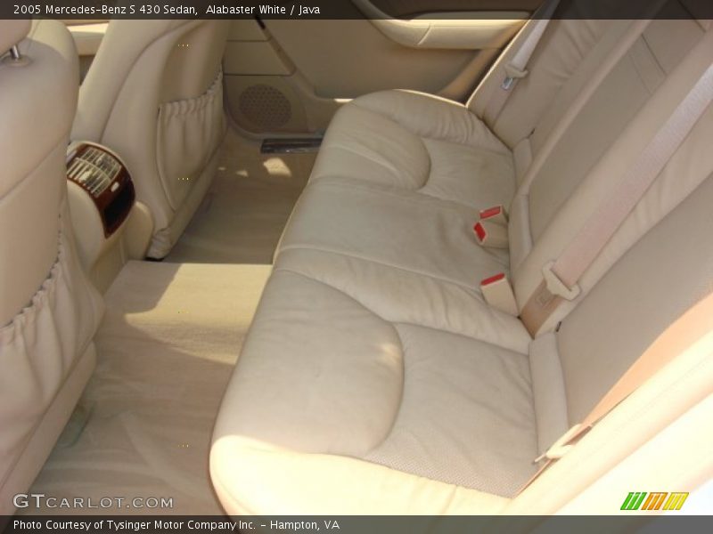  2005 S 430 Sedan Java Interior