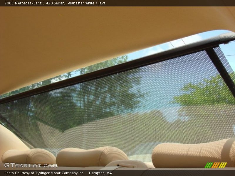 Alabaster White / Java 2005 Mercedes-Benz S 430 Sedan