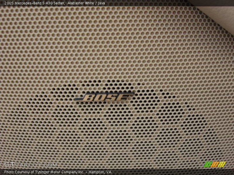Alabaster White / Java 2005 Mercedes-Benz S 430 Sedan