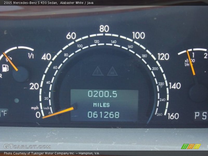 Alabaster White / Java 2005 Mercedes-Benz S 430 Sedan