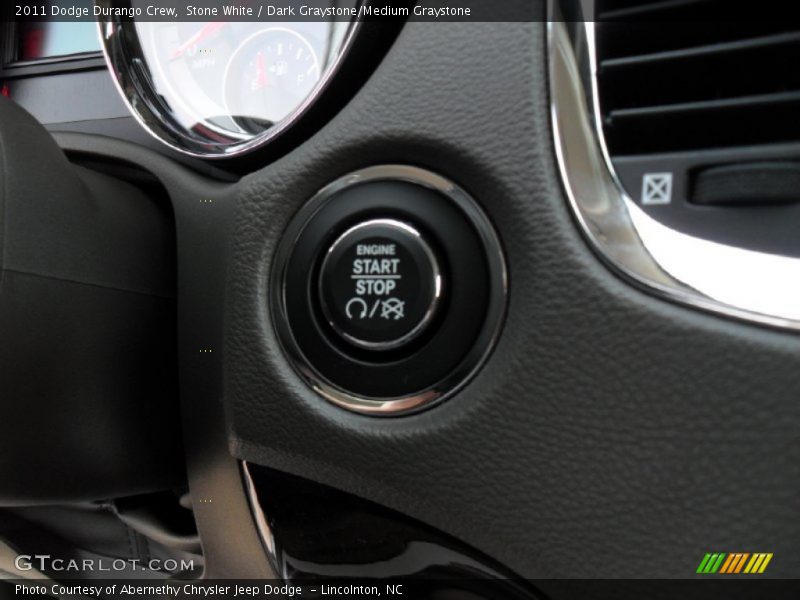 Stone White / Dark Graystone/Medium Graystone 2011 Dodge Durango Crew