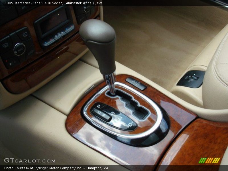  2005 S 430 Sedan 7 Speed Automatic Shifter