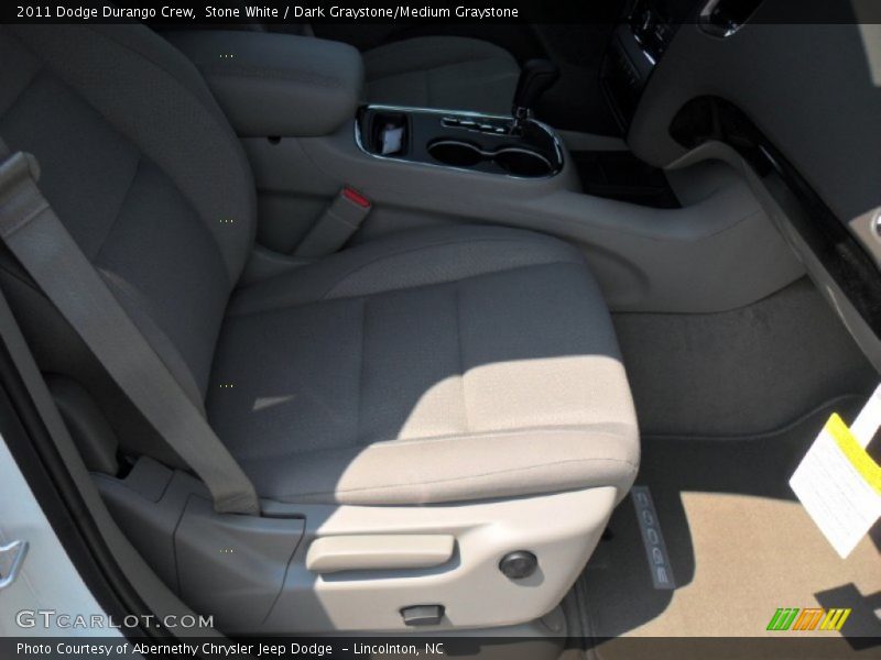 Stone White / Dark Graystone/Medium Graystone 2011 Dodge Durango Crew