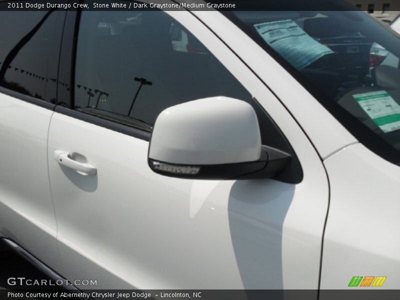 Stone White / Dark Graystone/Medium Graystone 2011 Dodge Durango Crew