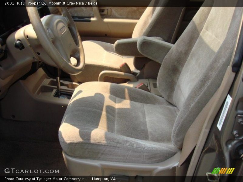  2001 Trooper LS Beige Interior