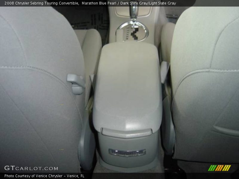 Marathon Blue Pearl / Dark Slate Gray/Light Slate Gray 2008 Chrysler Sebring Touring Convertible