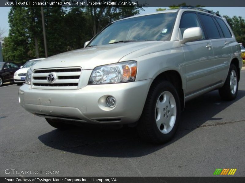 Millenium Silver Metallic / Ash Gray 2006 Toyota Highlander Limited 4WD