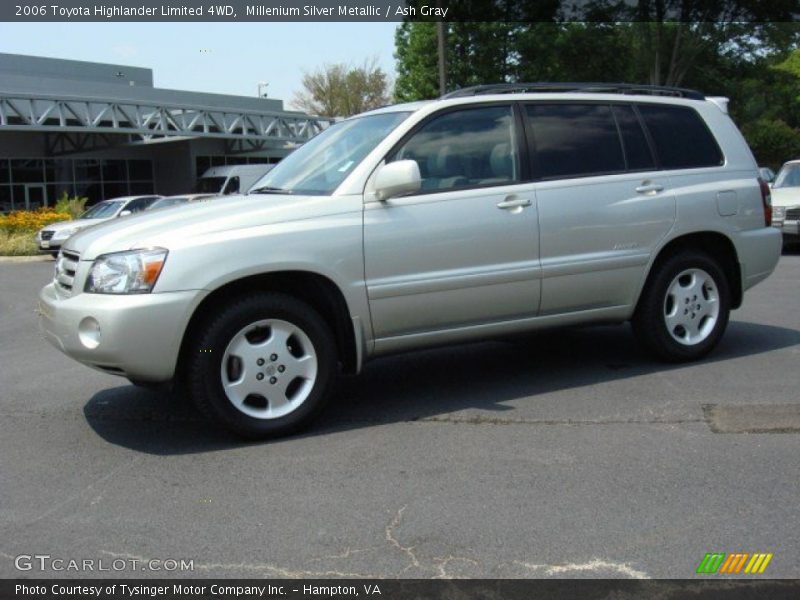 Millenium Silver Metallic / Ash Gray 2006 Toyota Highlander Limited 4WD