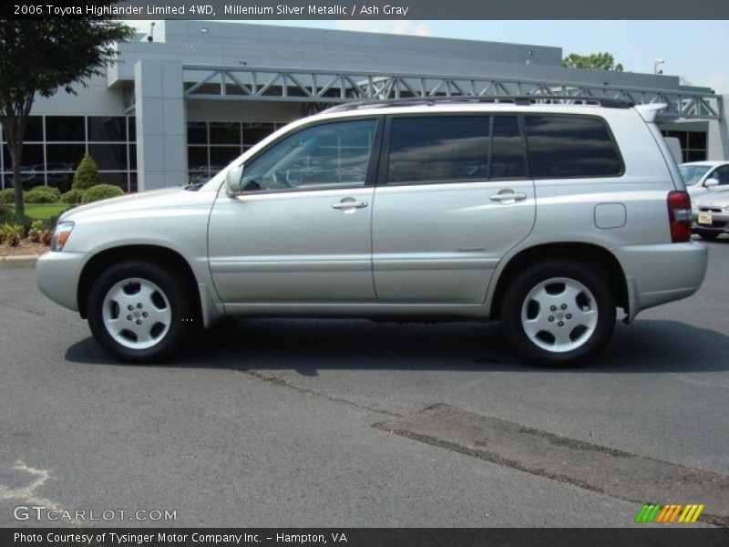 Millenium Silver Metallic / Ash Gray 2006 Toyota Highlander Limited 4WD