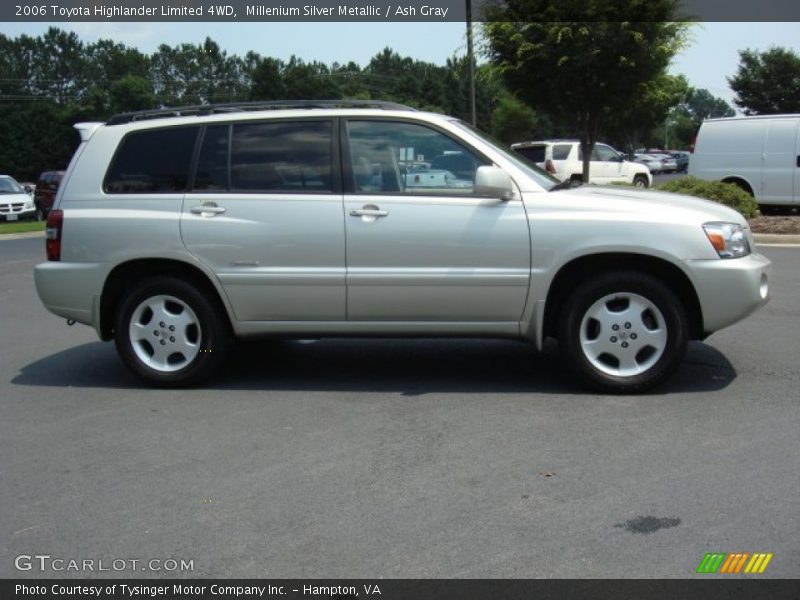 Millenium Silver Metallic / Ash Gray 2006 Toyota Highlander Limited 4WD