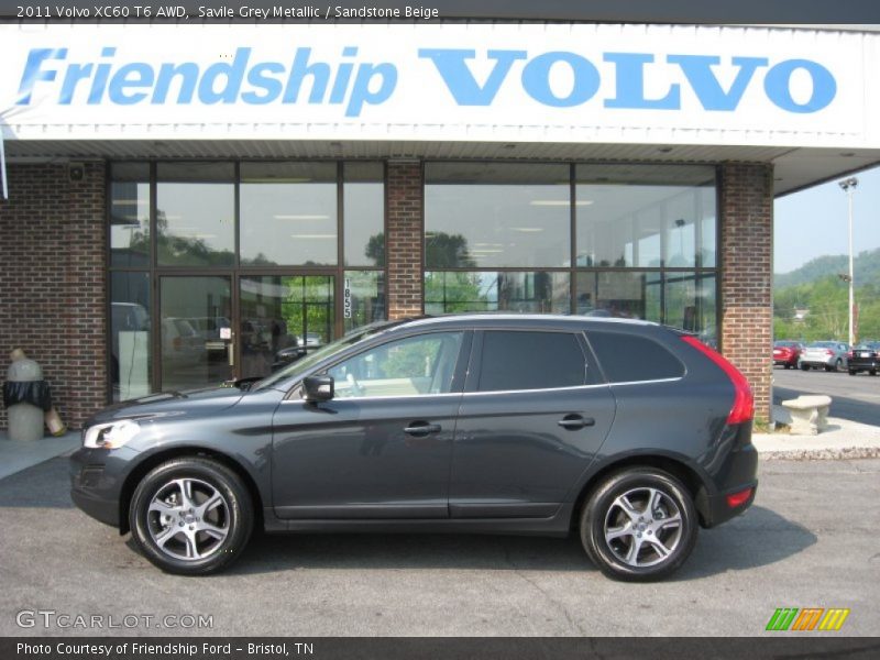 Savile Grey Metallic / Sandstone Beige 2011 Volvo XC60 T6 AWD