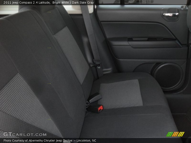 Bright White / Dark Slate Gray 2011 Jeep Compass 2.4 Latitude
