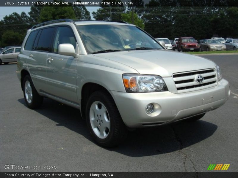 Millenium Silver Metallic / Ash Gray 2006 Toyota Highlander Limited 4WD