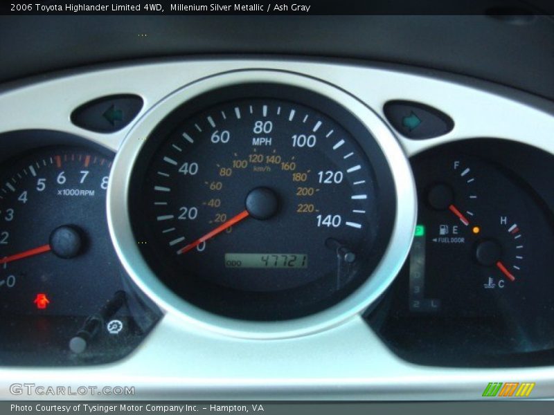 Millenium Silver Metallic / Ash Gray 2006 Toyota Highlander Limited 4WD