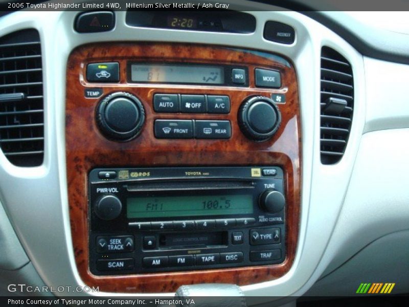 Millenium Silver Metallic / Ash Gray 2006 Toyota Highlander Limited 4WD