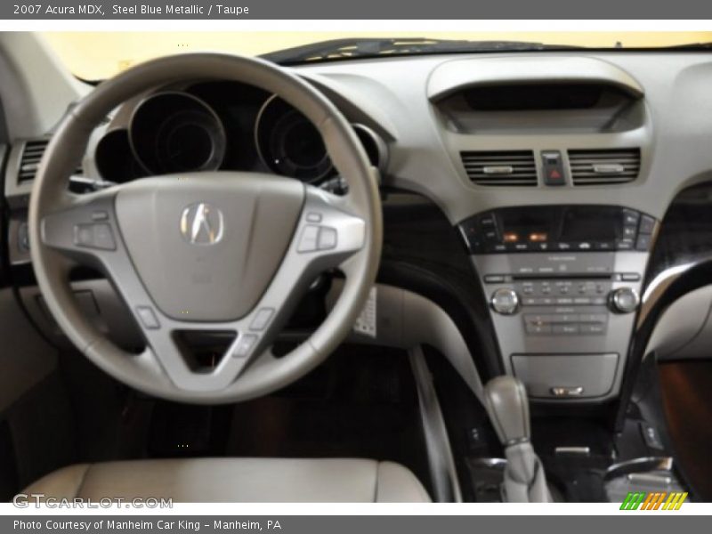 Steel Blue Metallic / Taupe 2007 Acura MDX