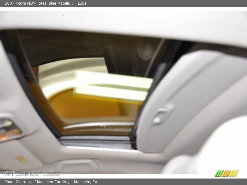 Steel Blue Metallic / Taupe 2007 Acura MDX