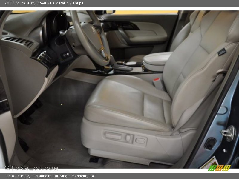 Steel Blue Metallic / Taupe 2007 Acura MDX
