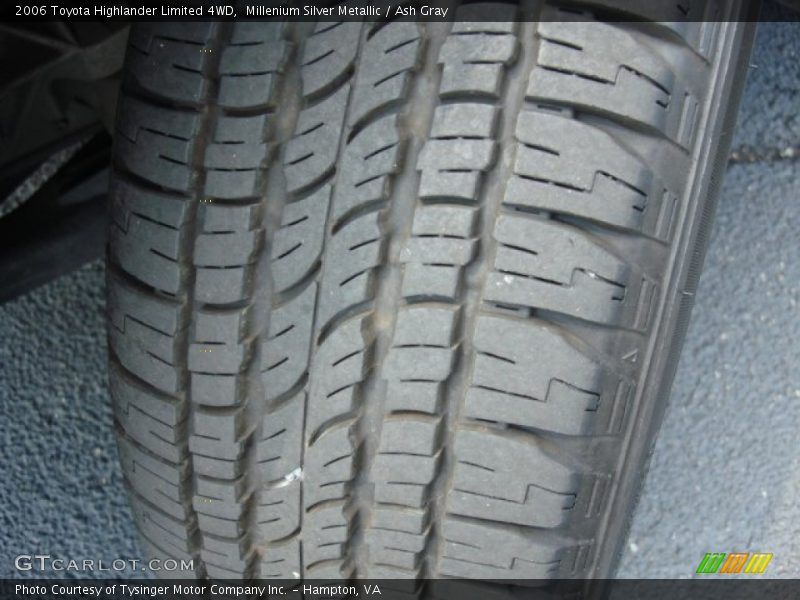 Millenium Silver Metallic / Ash Gray 2006 Toyota Highlander Limited 4WD