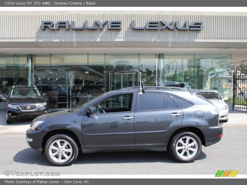 Smokey Granite / Black 2009 Lexus RX 350 AWD