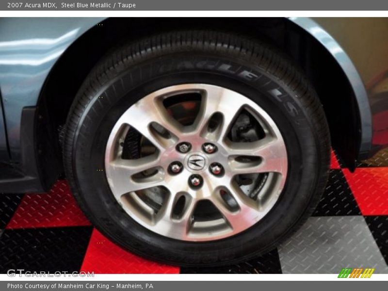 Steel Blue Metallic / Taupe 2007 Acura MDX