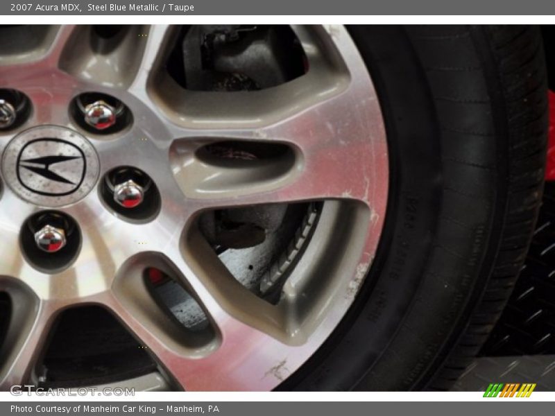 Steel Blue Metallic / Taupe 2007 Acura MDX