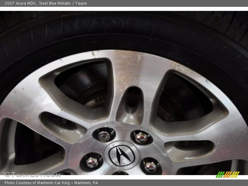 Steel Blue Metallic / Taupe 2007 Acura MDX