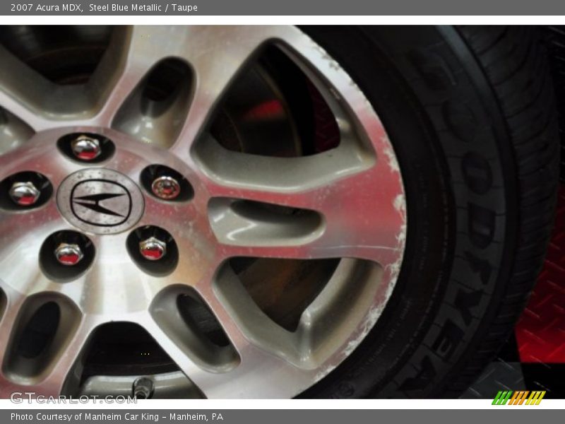 Steel Blue Metallic / Taupe 2007 Acura MDX