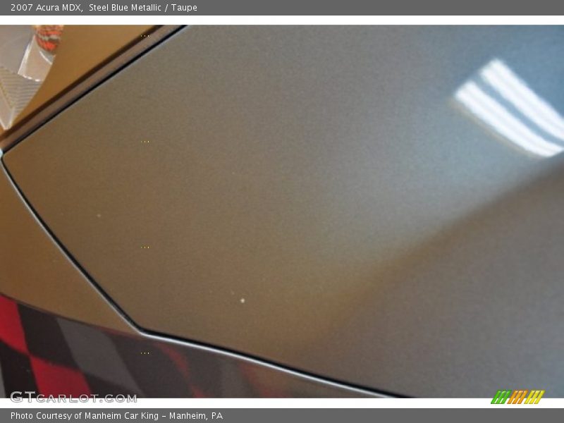 Steel Blue Metallic / Taupe 2007 Acura MDX