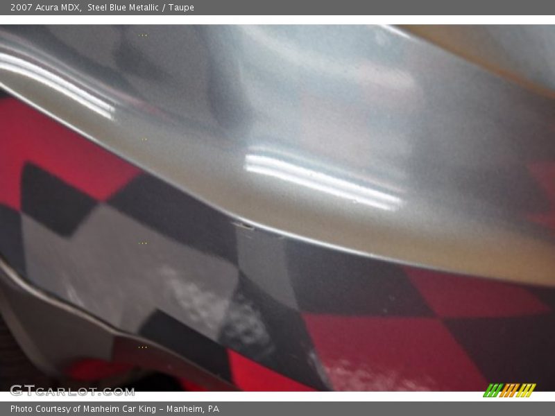 Steel Blue Metallic / Taupe 2007 Acura MDX