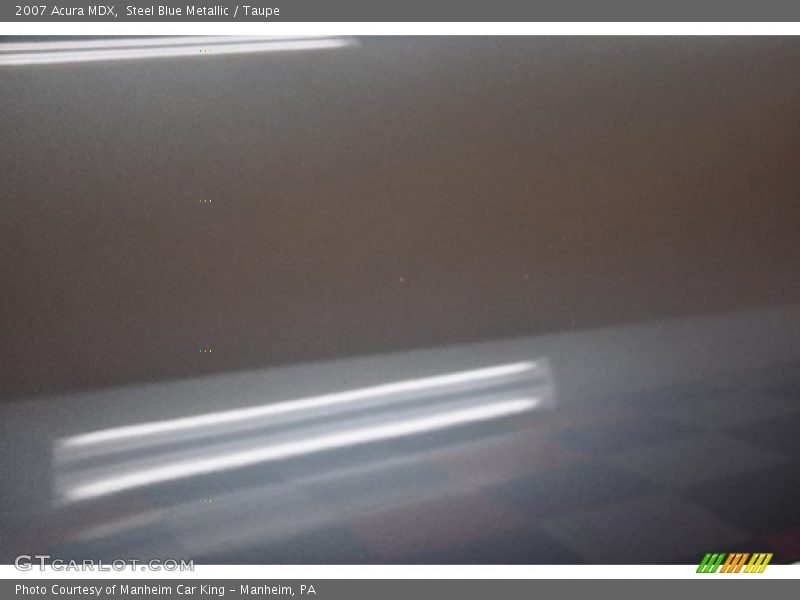 Steel Blue Metallic / Taupe 2007 Acura MDX