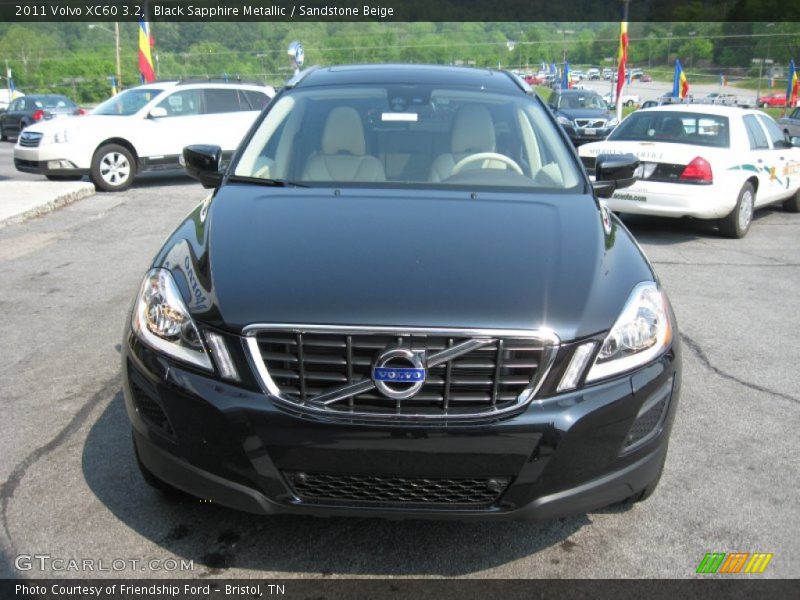 Black Sapphire Metallic / Sandstone Beige 2011 Volvo XC60 3.2