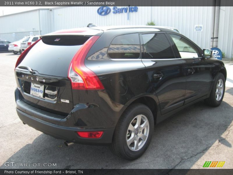 Black Sapphire Metallic / Sandstone Beige 2011 Volvo XC60 3.2