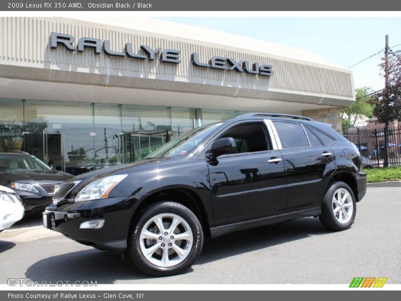 Obsidian Black / Black 2009 Lexus RX 350 AWD