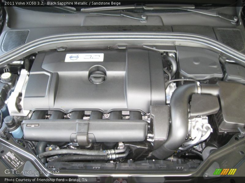 Black Sapphire Metallic / Sandstone Beige 2011 Volvo XC60 3.2
