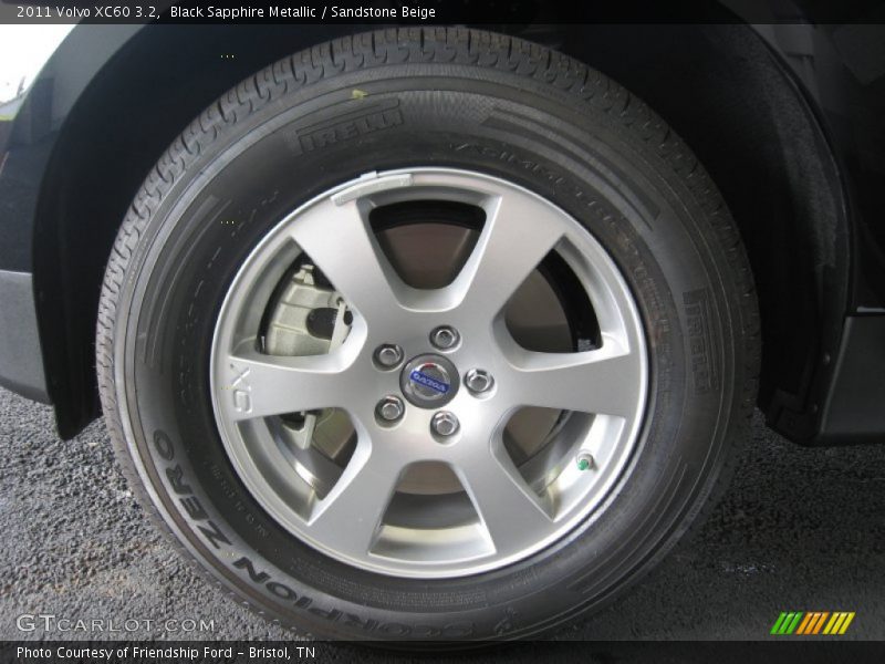 Black Sapphire Metallic / Sandstone Beige 2011 Volvo XC60 3.2