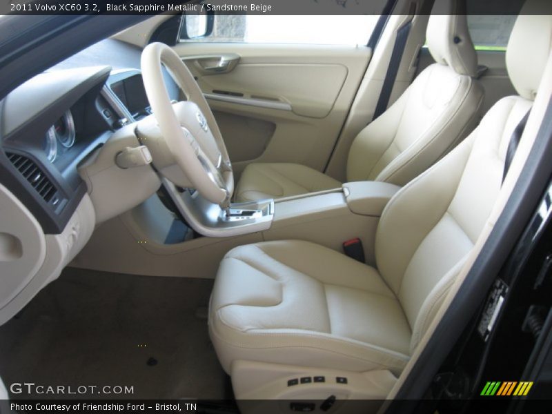 Black Sapphire Metallic / Sandstone Beige 2011 Volvo XC60 3.2