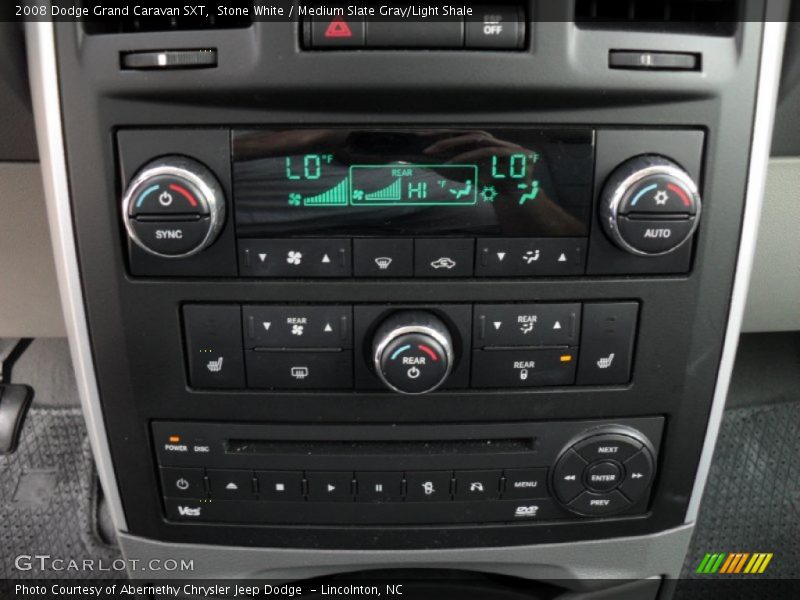 Stone White / Medium Slate Gray/Light Shale 2008 Dodge Grand Caravan SXT