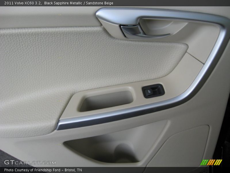 Black Sapphire Metallic / Sandstone Beige 2011 Volvo XC60 3.2