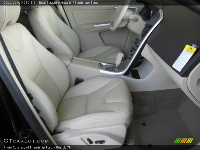 Black Sapphire Metallic / Sandstone Beige 2011 Volvo XC60 3.2