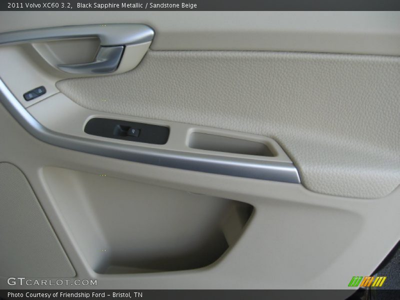 Black Sapphire Metallic / Sandstone Beige 2011 Volvo XC60 3.2