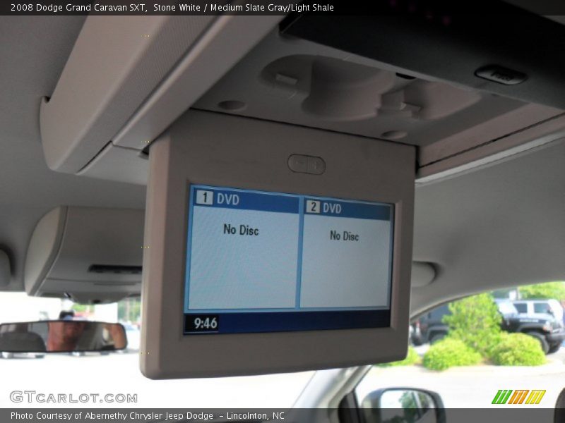 Stone White / Medium Slate Gray/Light Shale 2008 Dodge Grand Caravan SXT