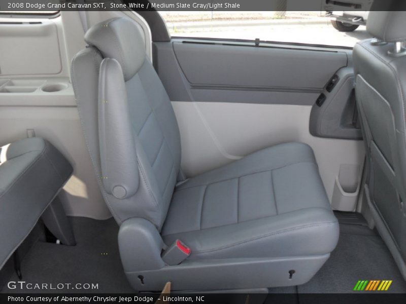 Stone White / Medium Slate Gray/Light Shale 2008 Dodge Grand Caravan SXT