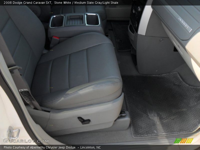 Stone White / Medium Slate Gray/Light Shale 2008 Dodge Grand Caravan SXT