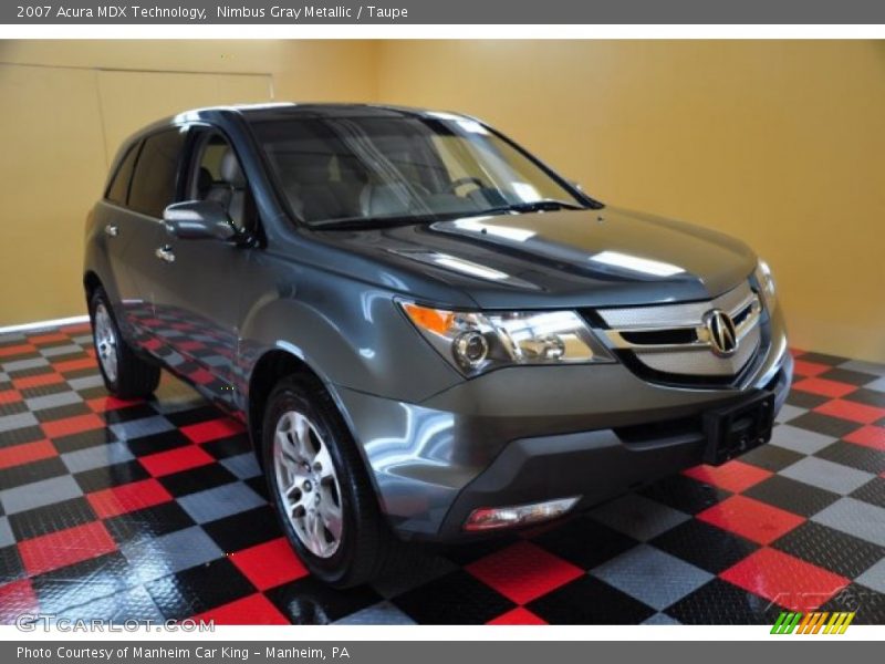 Nimbus Gray Metallic / Taupe 2007 Acura MDX Technology