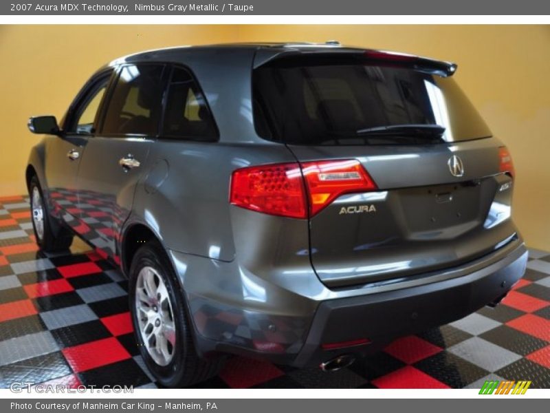 Nimbus Gray Metallic / Taupe 2007 Acura MDX Technology