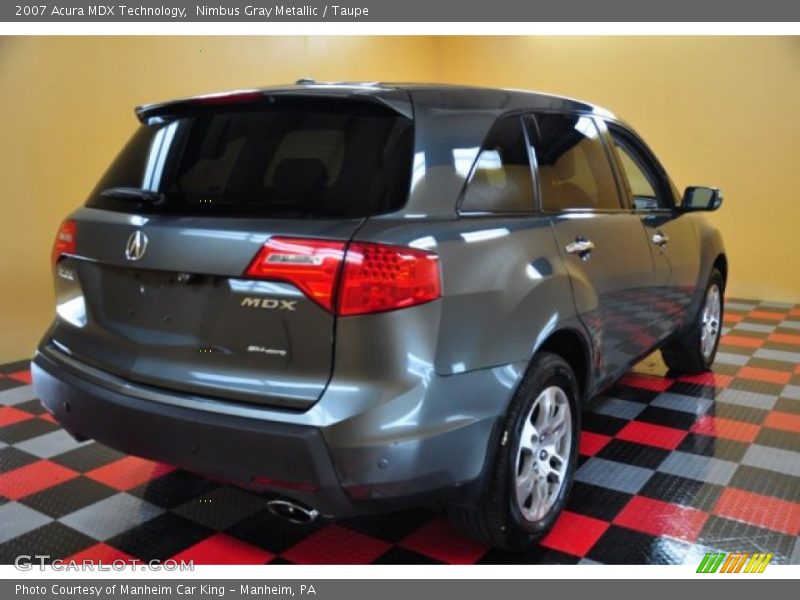 Nimbus Gray Metallic / Taupe 2007 Acura MDX Technology
