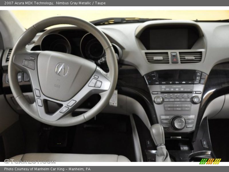 Nimbus Gray Metallic / Taupe 2007 Acura MDX Technology